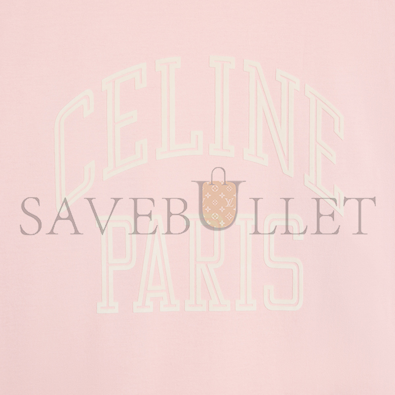 CELINE LONG SLEEVED T-SHIRT IN COTTON JERSEY RX0CC507Z.GDJ0